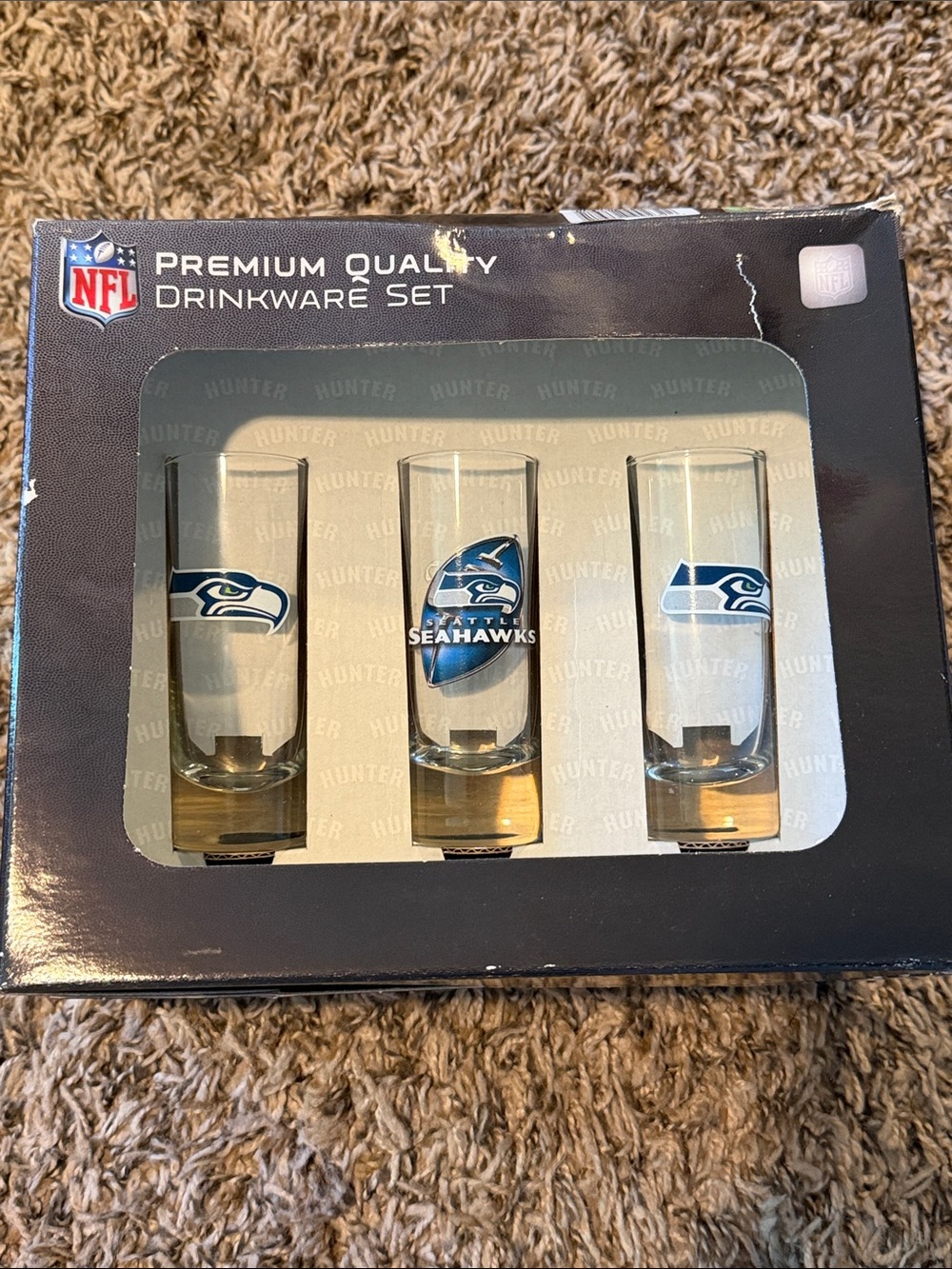 NFL Seattle Seahawks Shot Glass Set